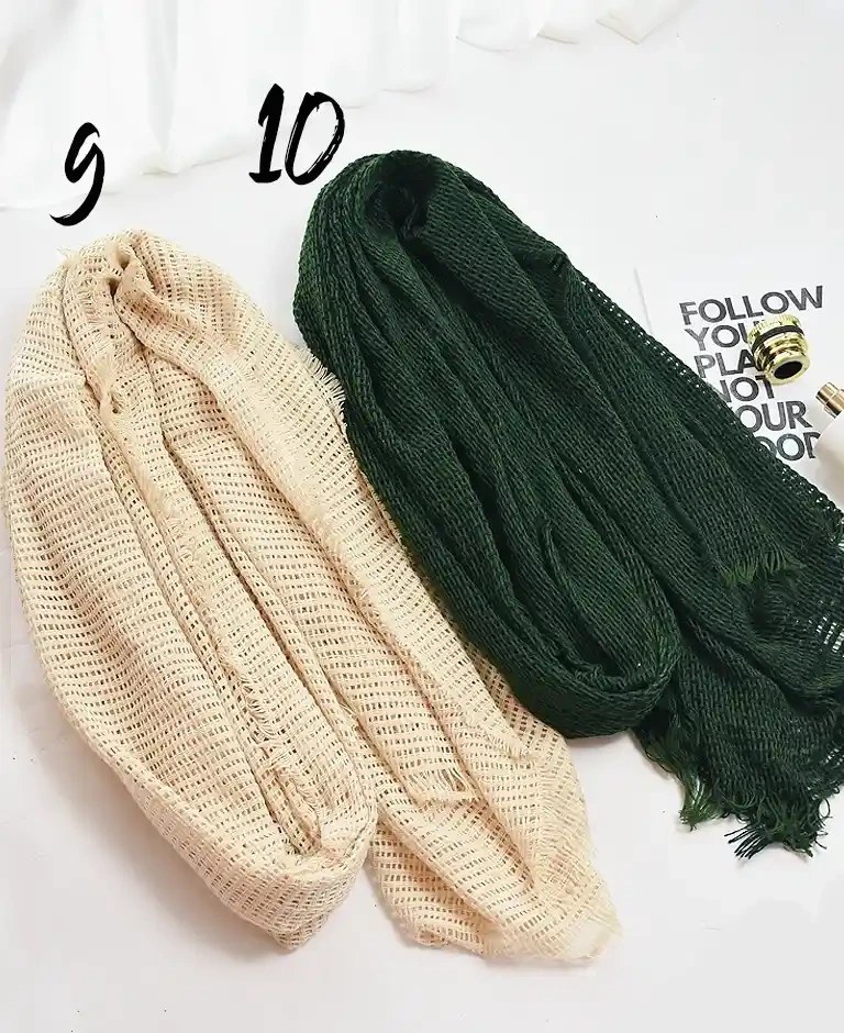 شال حصیری دور ریش مشکی